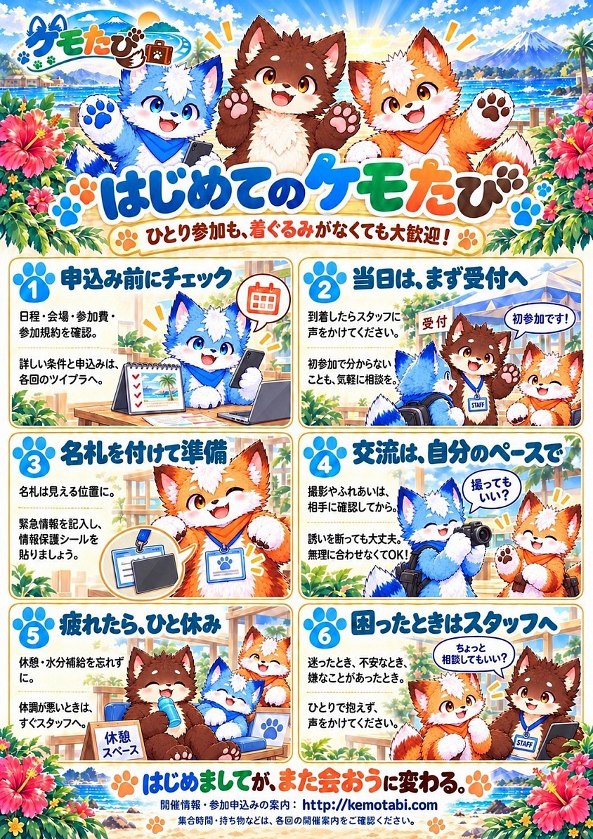 はじめてのケモたび