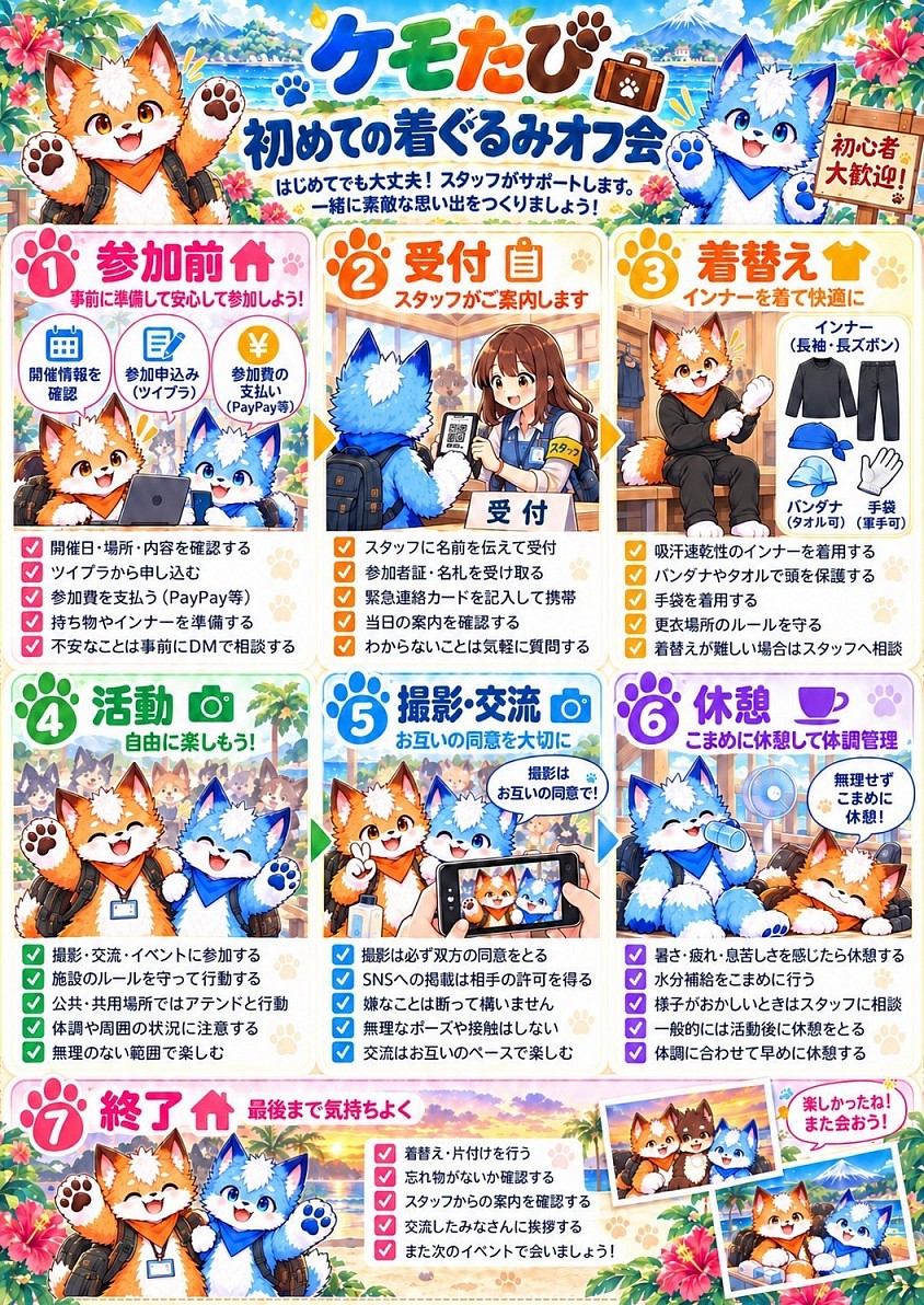 初めての着ぐるみオフ会