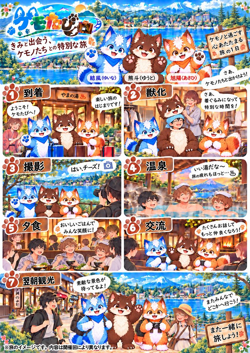 きみと出会うケモノたちとの特別な旅
